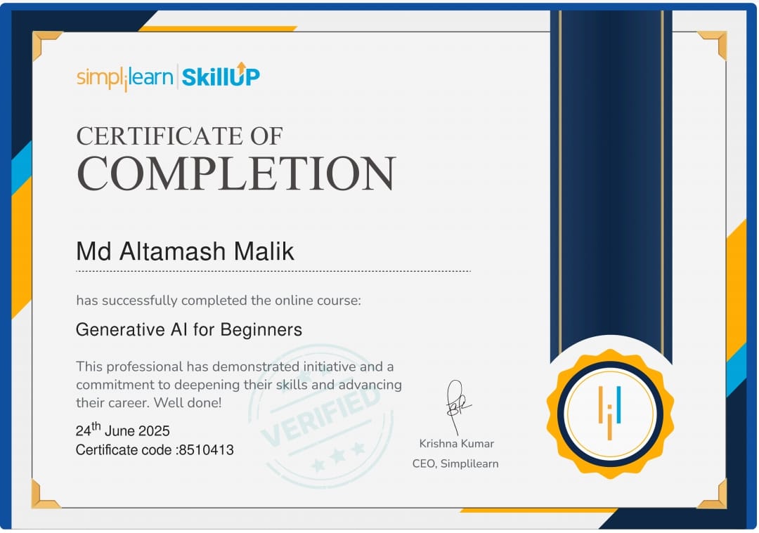 ML Certificate